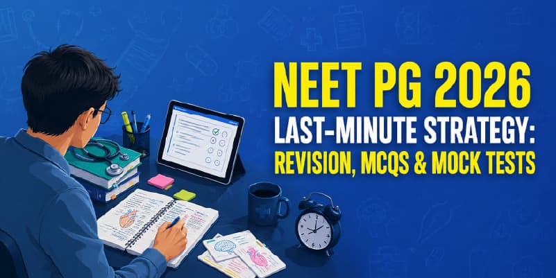 NEET PG 2026 Last-Minute Strategy: Revision, MCQs & Mock Tests